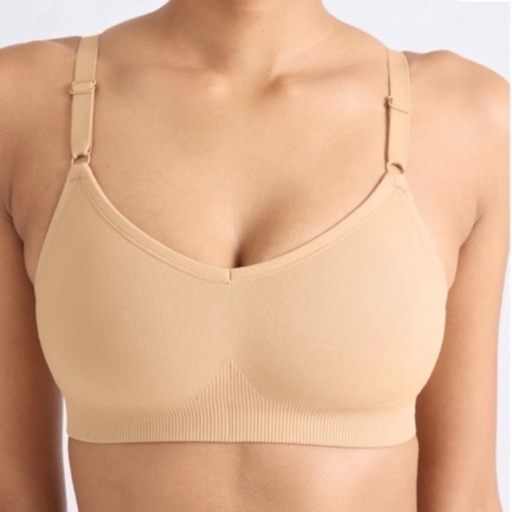 Knix Good to Go Bra Sz XXXL+ in Warm Sand